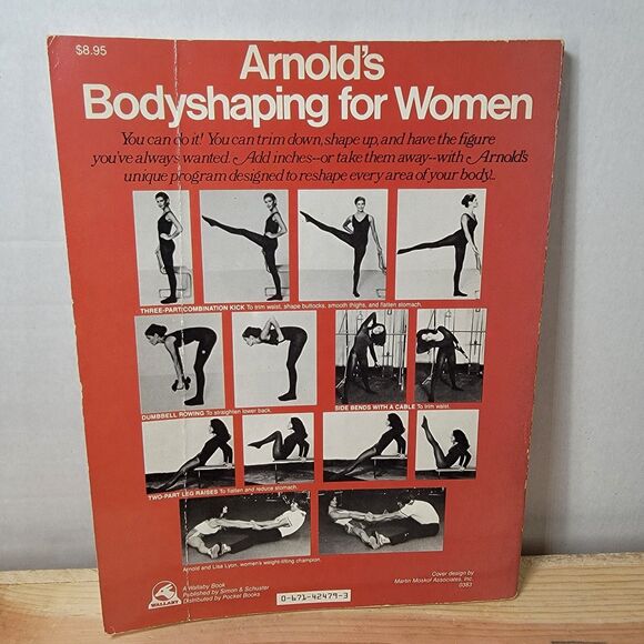 VINTAGE Arnold's Bodyshaping For Women - paper back 1979 - Picture 4 of 4